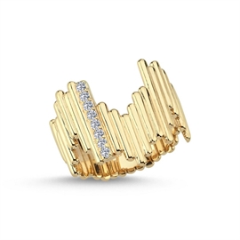 Piano - Diamantring i 14 kt guld m 0,12 ct | A2210 012